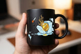 Bitcoin Mug — Chainsaw Diamond Hands Splash