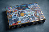 Crypto Jigsaw Puzzle — Airport Departures Board