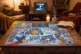 Crypto Jigsaw Puzzle — Airport Departures Board