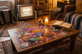 Crypto Jigsaw Puzzle — Neon Casino Sharks