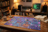 Crypto Jigsaw Puzzle — Retro Neon City