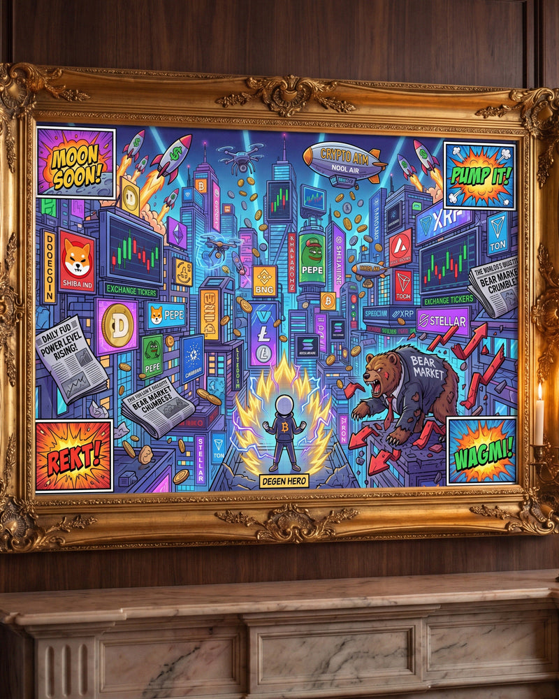 Crypto Jigsaw Puzzle — Meme Coin Metropolis 1000pc
