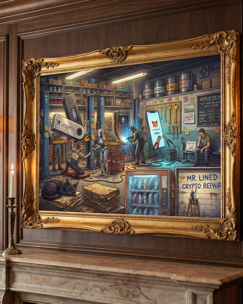 Crypto Jigsaw Puzzle — The Repair Shop