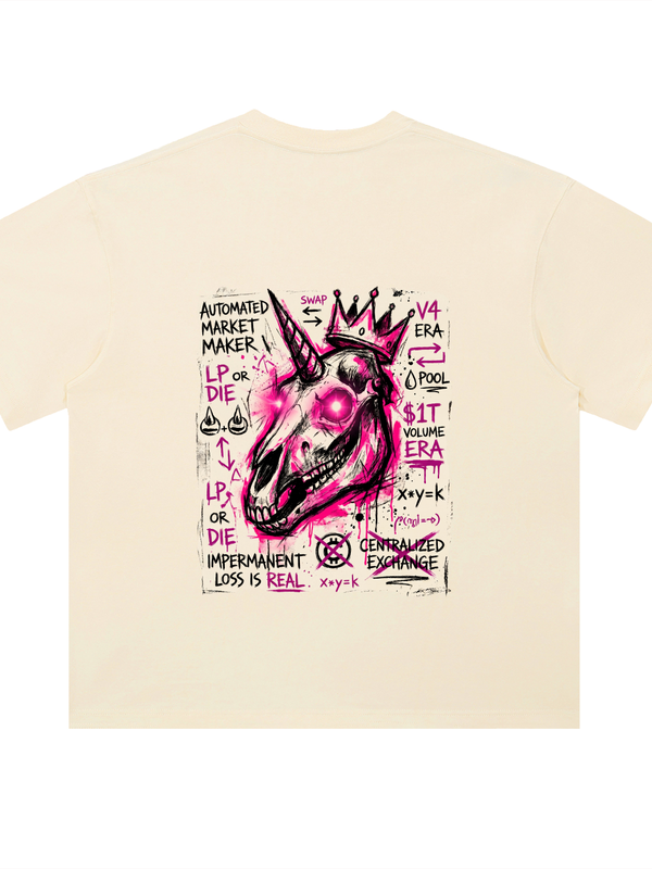 Uniswap T-Shirt — The x*y=k Formula — Mr. Lined crypto streetwear