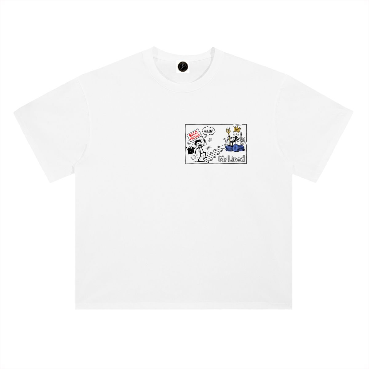 Ethereum The Merge T-Shirt — Proof Of Stake Sept 15 2022 —  — Mr. Lined