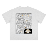 Bitcoin A Transaction Journey T-Shirt — Eight Panels Light Variant