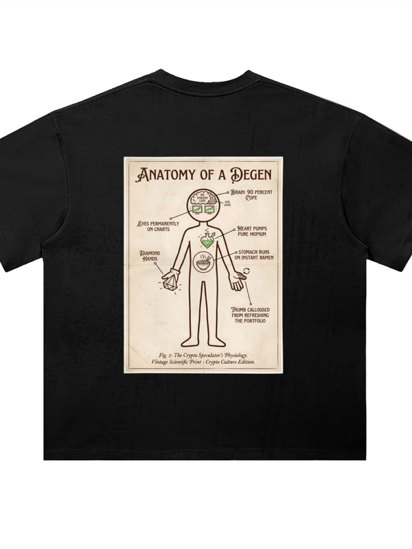 Mr. Lined Logo T-Shirt — Green Stickman Climb — Mr. Lined crypto streetwear