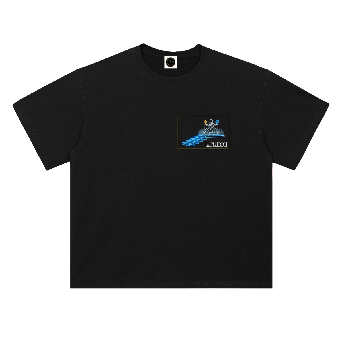 Bitcoin Bukowski On Bitcoin T-Shirt — Don't Try Dark Variant —  — Mr. Lined