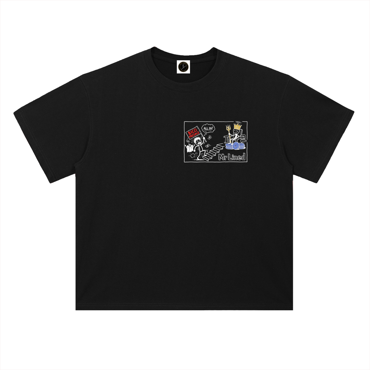 Ethereum T-Shirt — The Merge, Sept 15 2022 —  — Mr. Lined