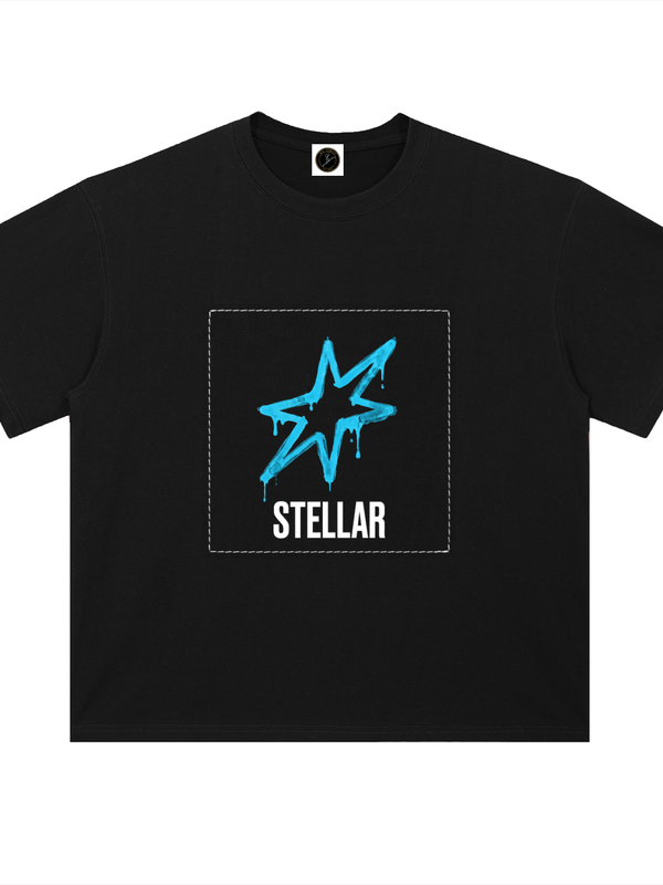 Stellar T-Shirt — XLM Logo — Mr. Lined crypto streetwear
