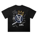 Chainlink Oracles Data Feeds T-Shirt — Truth Connect Lies Crossed Dark Variant