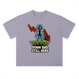 Crypto T-Shirt — Down Bad, Still Here