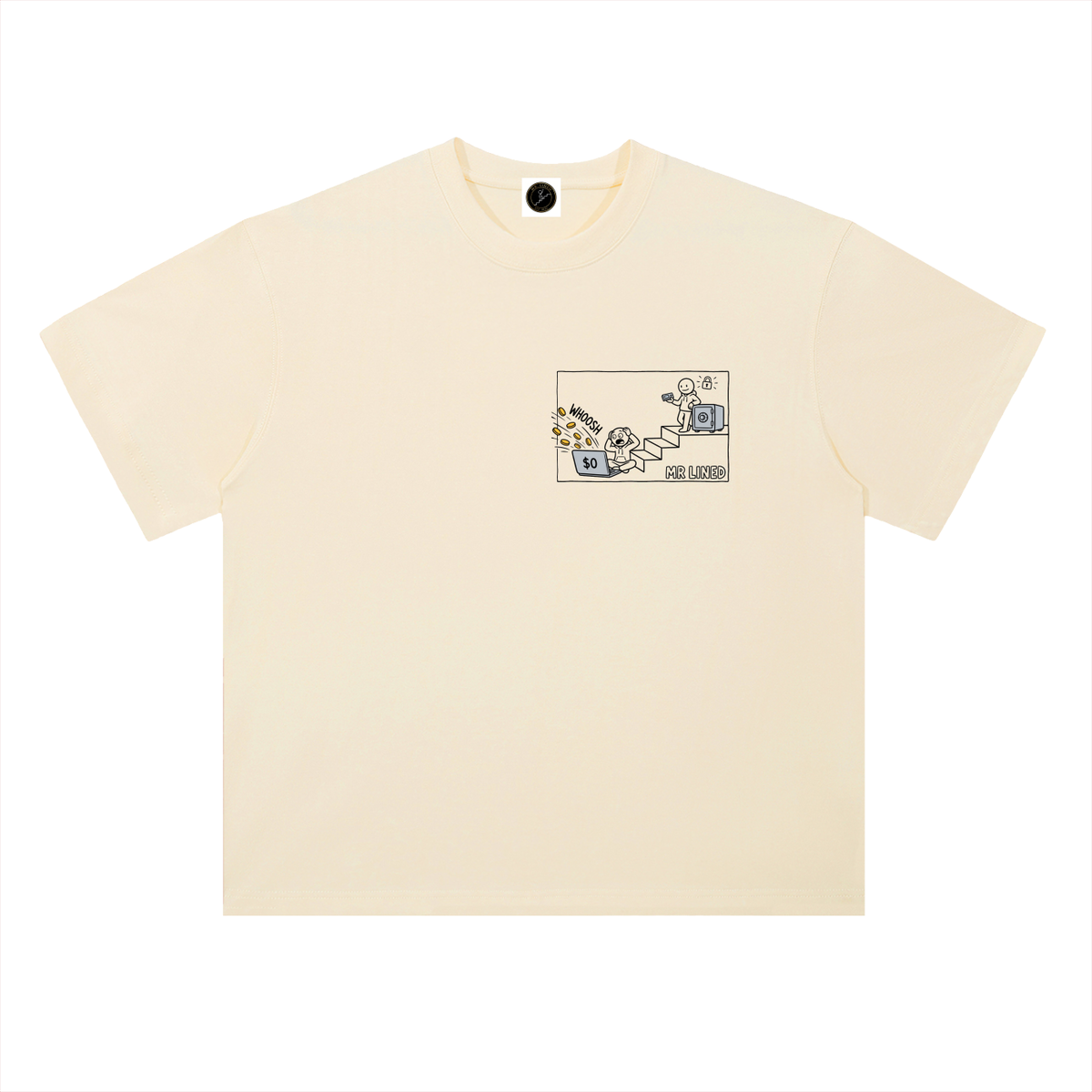Cryptocurrency Complete System T-Shirt — Architecture Map Light —  — Mr. Lined
