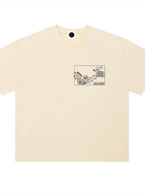 Cryptocurrency Complete System T-Shirt — Architecture Map Light — Mr. Lined crypto streetwear