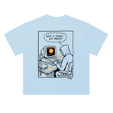 Bitcoin What If Money But Math T-Shirt — Cypherpunk 1996 Light Variant