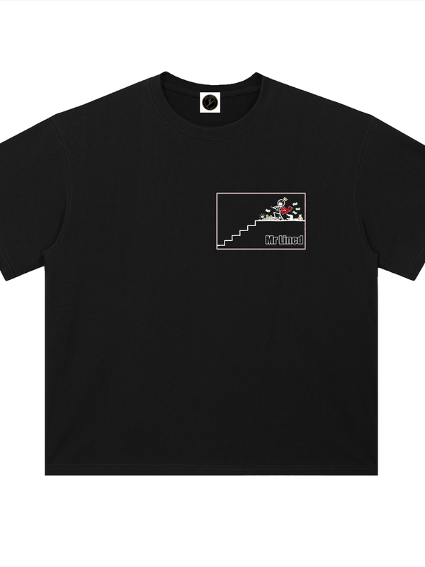 Solana Laugh At The Odds T-Shirt — Dark Variant — Mr. Lined crypto streetwear