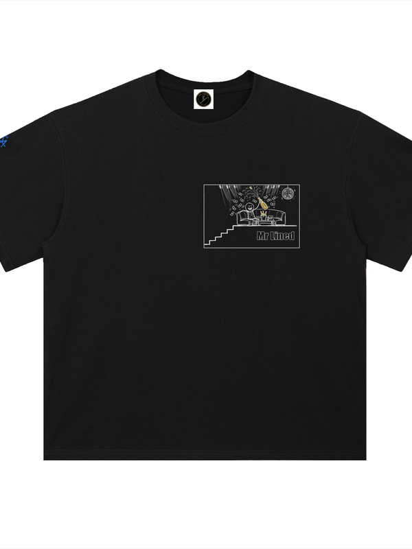 Cardano First Rule Of On-Chain Governance T-Shirt — Nobody Agrees Dark Variant — Mr. Lined crypto streetwear