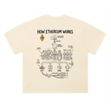 How Ethereum Works T-Shirt — White Variant