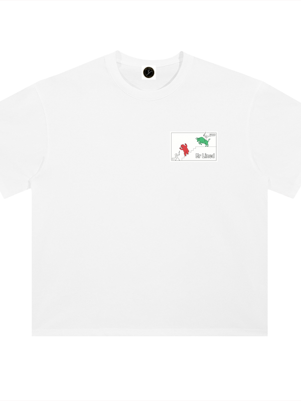Cardano T-Shirt — Slow and Steady, Ouroboros — Mr. Lined crypto streetwear