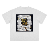 Bitcoin Crypto Twitter Collage T-Shirt — Fix The Money Heather Variant