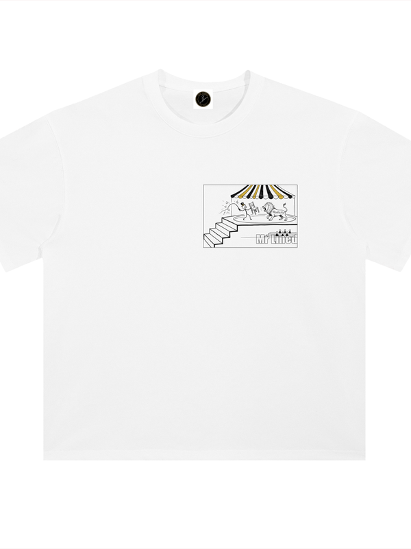 Avalanche T-Shirt — AVAX Coin on Skis — Mr. Lined crypto streetwear