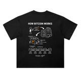 How Bitcoin Works T-Shirt — Simple Right?
