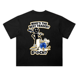 Cardano Who's The Best Trader T-Shirt — Bashing The Cardano Coin Dark Variant