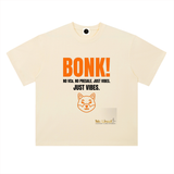 BONK No VCs No Presale Just Vibes T-Shirt — Solana Memecoin Light Variant