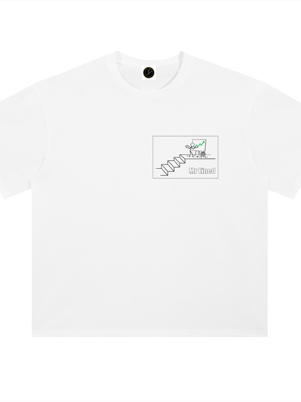Avalanche AVAX Not Just A Chain T-Shirt — Network Of Networks Light Variant — Mr. Lined crypto streetwear