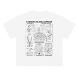 Ethereum The World Computer Ecosystem Map T-Shirt — White