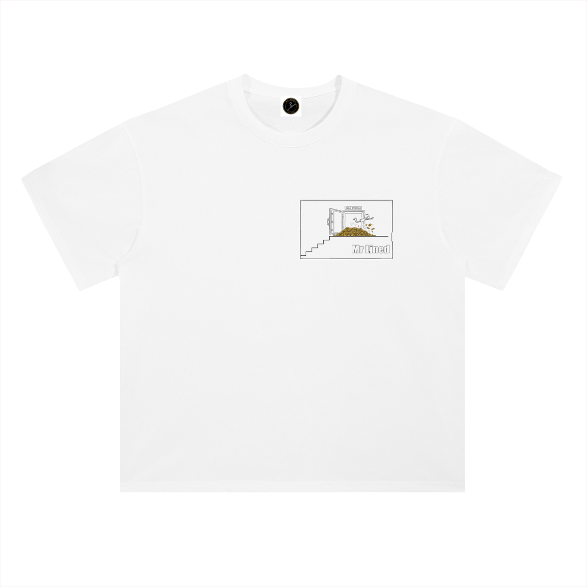 Litecoin Silver To Bitcoin's Gold T-Shirt — Comic Light —  — Mr. Lined