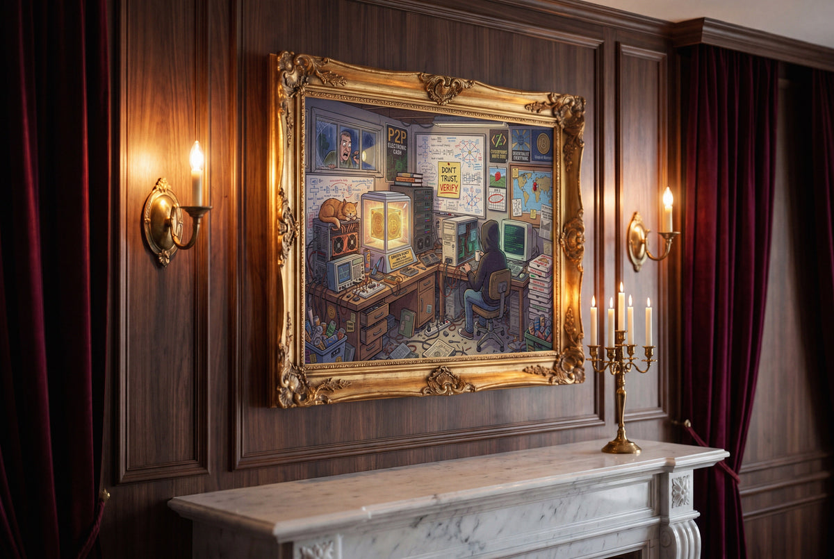 Crypto Jigsaw Puzzle — Cypherpunk Hacker's Den —  — Mr. Lined