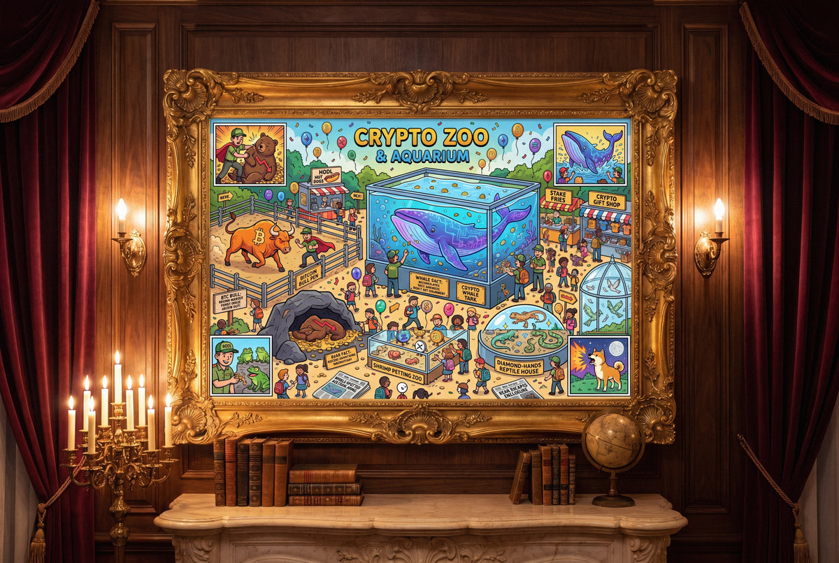 Crypto Jigsaw Puzzle — Zoo & Aquarium —  — Mr. Lined