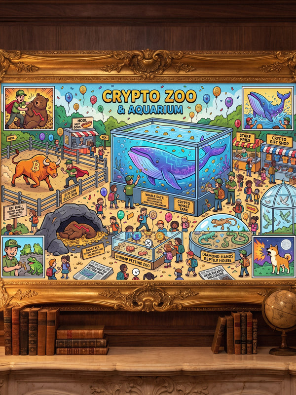 Crypto Jigsaw Puzzle — Zoo & Aquarium — Mr. Lined crypto streetwear