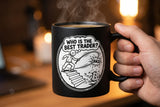 Crypto Mug — Best Trader Crowned Stickman